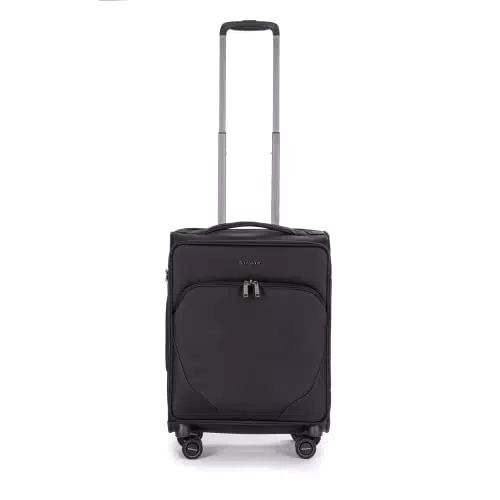 Stratic Mix Reisekoffer Trolley mit TSA Schloss und 4 Rollen, erweiterbar