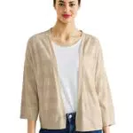 Street One Damen Strukturcardigan A253591, Deep Blue