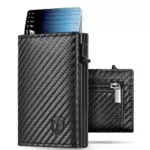 TENBST Geldbörse Herren, Slim Wallet mit RFID Schutz und Münzfach