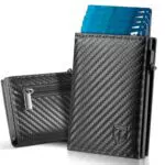 TENBST Slim Wallet mit Münzfach und RFID-Schutz für Herren