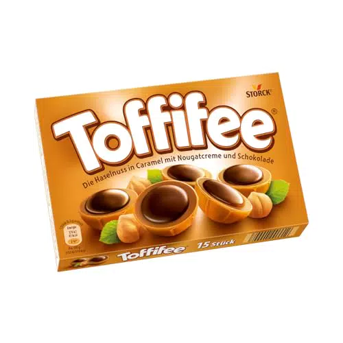 Toffifee White Chocolate 1 x 125g Haselnuss in Caramel mit heller Creme und weißer Schokolade