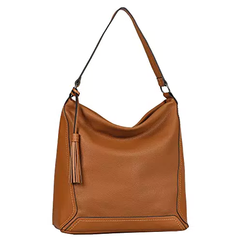 TOM TAILOR bags Isa Damen Hobo Bag Schultertasche Mittelgroß Beige