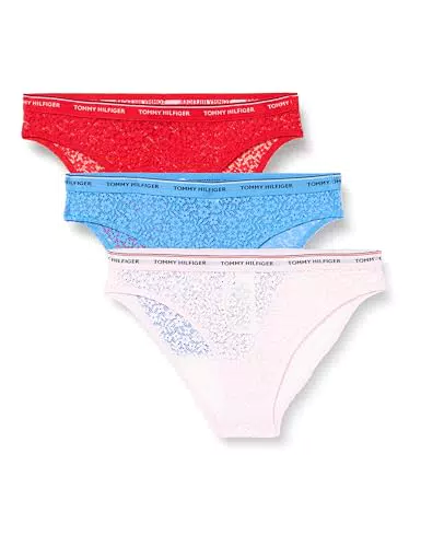 Tommy Hilfiger Damen Slips Bikini Form mit Spitze