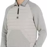 Tommy Hilfiger Herren Sweatshirt mit Reißverschluss Zipper Halber Zipper