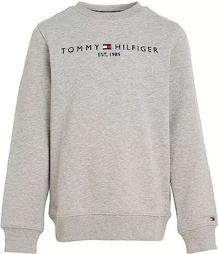 Tommy Hilfiger Kinder Unisex Sweatshirt Essential Sweatshirt ohne Kapuze