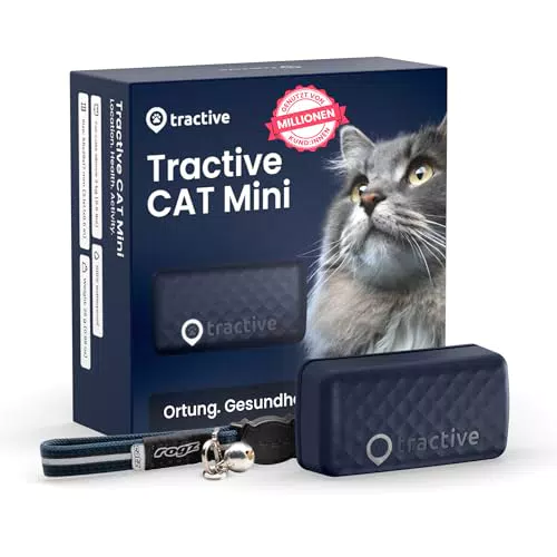 Tractive CAT Mini GPS Tracker – Live-Ortung, Aktivitätstracking und Gesundheitswarnungen