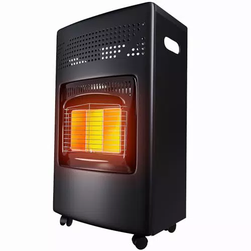 TroniTechnik® Gasheizofen 4200 Watt mit 3 Stufen und Gasdruckregler mobil