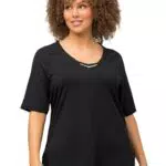 Ulla Popken Damen T-Shirt mit UV-Schutz 50+ in großen Größen