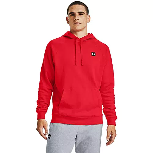 Under Armour RIVAL FLEECE HOODIE, sportlicher Kapuzenpullover mit loser Passform