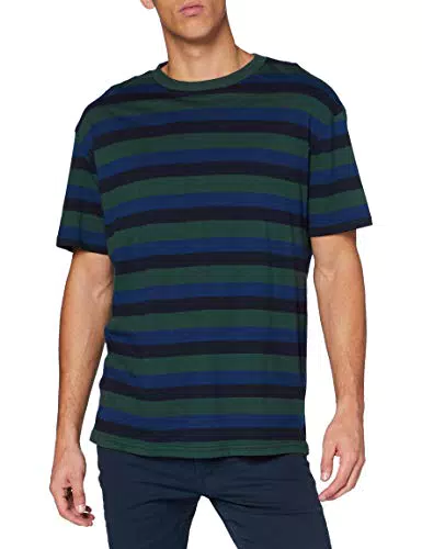 Urban Classics Herren College Stripe Tee T-Shirt