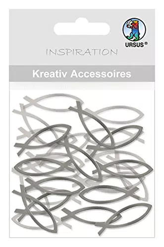 Ursus Kreativ Accessoires Mini Pack Fische, selbstklebend für Dekoration
