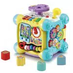 VTech Spielspaß-Entdeckerwürfel – Interaktiver Spielwürfel für Kleinkinder