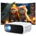 Wielio 4K Beamer, Full HD Projektor mit 5G WiFi und Bluetooth, 18000 Lumens