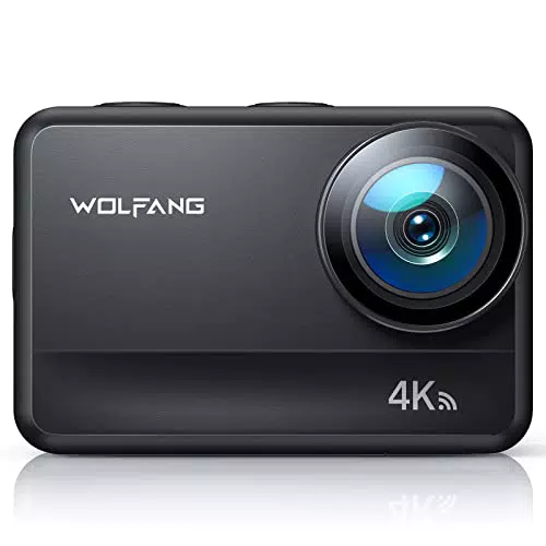 WOLFANG GA400 Action Cam 4K 60FPS mit WiFi und Bildstabilisator