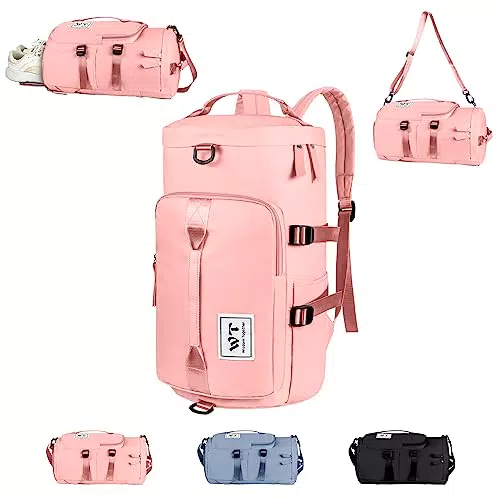 WT Sporttasche Gym Tasche für Damen und Herren, Reisetasche mit Schuhfach