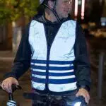 ABUS Warnweste Lumino Urban - Reflektierende Sicherheitsweste für bessere Sichtbarkeit