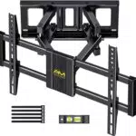 Alphamount TV Wandhalterung schwenkbar und neigbar für 37-75 Zoll Fernseher