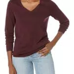 Amazon Essentials Damen Pullover mit V-Ausschnitt - Klassischer Schnitt
