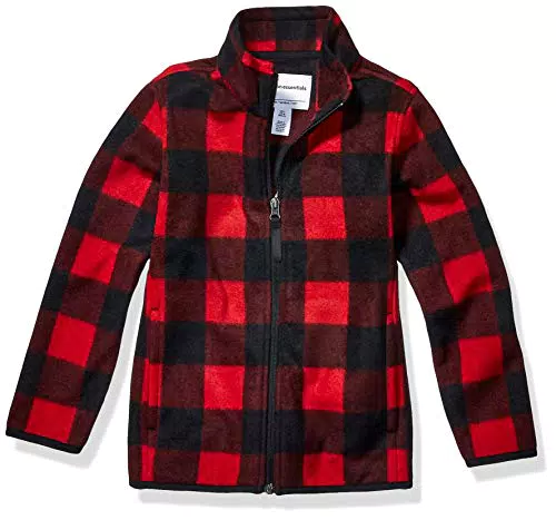 Amazon Essentials Jungen Polar-Fleecejacke mit Reißverschluss und Stehkragen