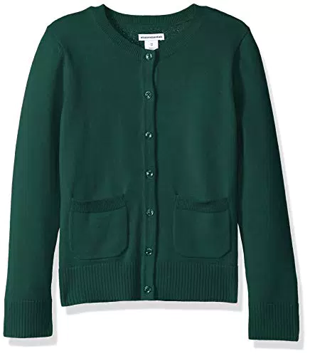 Amazon Essentials Mädchen Uniform-Cardigan mit schmaler Passform
