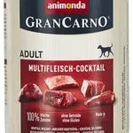 Animonda GranCarno Nassfutter für erwachsene Hunde, Multi-Fleischcocktail
