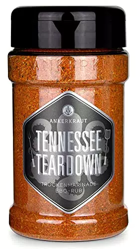 Ankerkraut Tennessee Teardown BBQ Rub Gewürzmischung für Grillfans