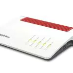 AVM FRITZ!Box 7590 AX - Wi-Fi 6 DSL-Router mit SanDisk USB-Stick und DECT-Basis