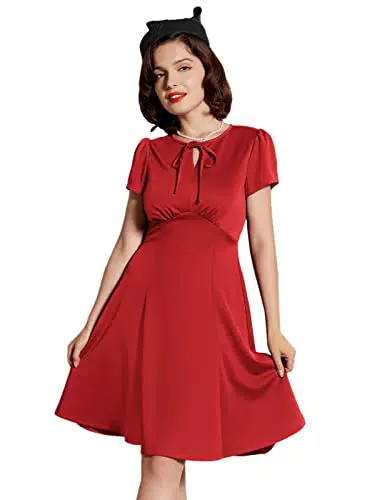 Belle Poque 50er Jahre Sommerkleid Damen – Sexy Cocktail- und Abendkleid
