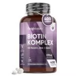 WeightWorld Biotin Komplex mit Keratin, Selen und Zink für gesundes Haar und Haut