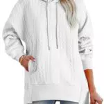 BLENCOT Damen Oversized Kapuzenpullover Langarm Sweatshirt für Herbst und Winter