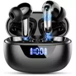 Bluetooth Kopfhörer mit 4 ENC Mikrofonen, 48H HiFi Stereo, IP7 wasserdicht