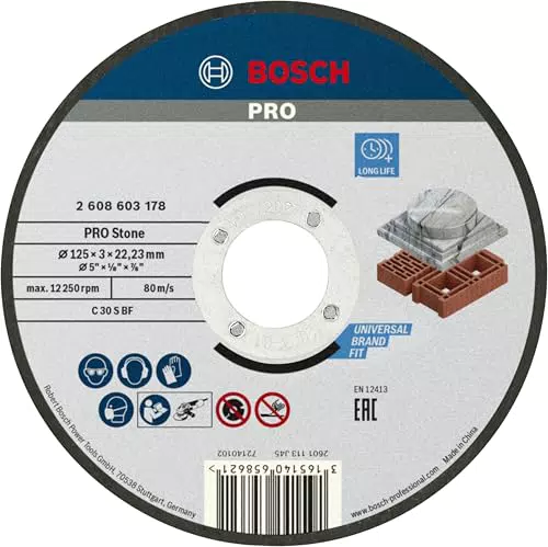 Bosch PRO Stone Longlife Trennscheibe Ø 125 mm für Winkelschleifer