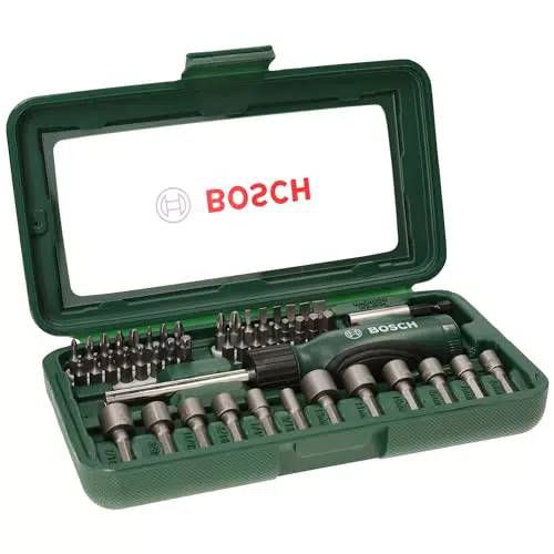 Bosch Schrauberbit und Steckschlüssel-Set mit Zubehör für Bohrschrauber