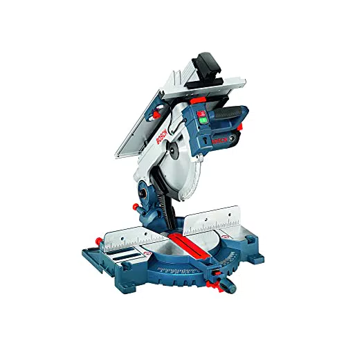 Bosch Professional Kappsäge GTM 12 JL mit Kreissägeblatt und Schiebestock