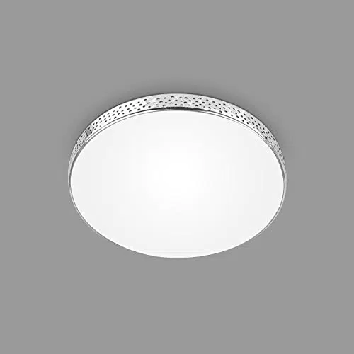 Briloner Leuchten - LED Bad Deckenleuchte Glitzereffekt