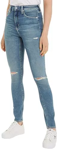 Calvin Klein Jeans Damen High Rise Skinny Fit Jeans
