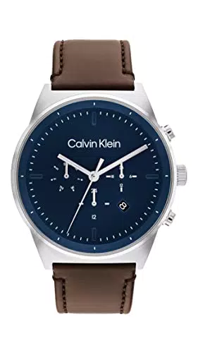 Calvin Klein CK Impressive Herren Quarz Uhr mit Edelstahl- oder Lederarmband