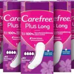 Carefree Slipeinlagen Plus Long mit leichtem Duft – super saugstark und extra lang