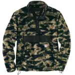 Carhartt Herren Relaxed Fit Fleece Pullover Sweater, Blind Duck Camo