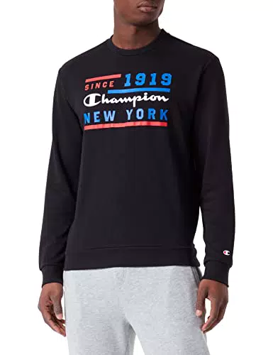 Champion Herren Legacy Graphic Shop Authentic Powerblend Terry Crewneck Hoodie