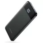 Charmast Powerbank 10400mAh - Externer Akku mit USB C und LED Display für Smartphones