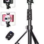 CIRYCASE Selfie Stick Stativ mit Bluetooth Fernbedienung für Smartphone und Kamera