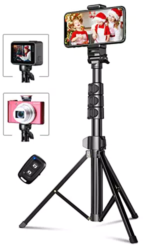 CIRYCASE Selfie Stick Stativ mit Bluetooth Fernbedienung für Smartphone und Kamera