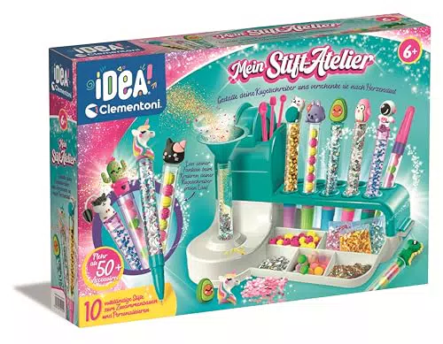 Clementoni Stift-Atelier - Kreativspielzeug für Kinder ab 5 Jahren, Modell 59415