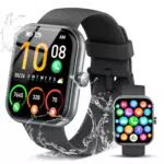 Coucur Smartwatch für Herren und Damen, 1.96 HD, IP68, 110+ Sportmodi
