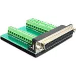 Delock Adapter Sub-D 37-polig Buchse zu 39-polig Terminalblock