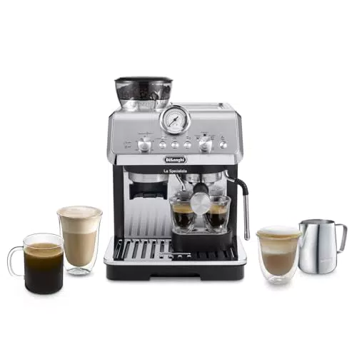 De'Longhi La Specialista Arte EC9155.MB Siebträgermaschine mit Mahlwerk und Düse
