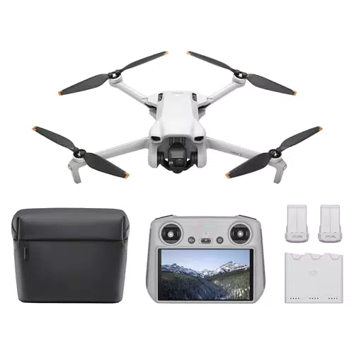 DJI Mini 3 Fly More Combo – Faltbare 4K HDR-Kameradrohne mit 38 Min Flugzeit