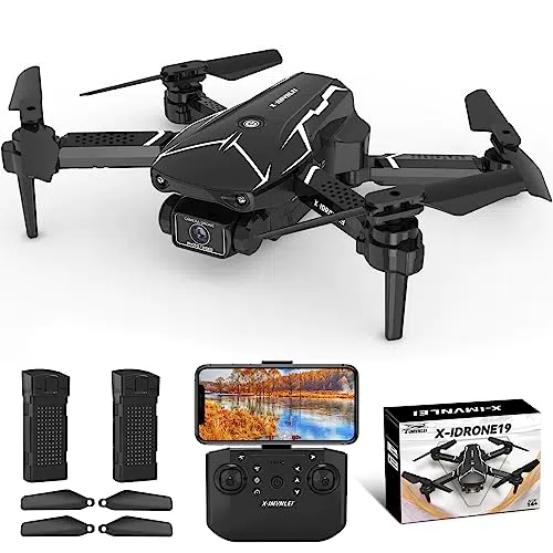 Drohne mit HD Kamera 720P, RC Quadcopter mit FPV WiFi und Höhenhaltung für Anfänger