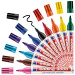 edding 3000 Permanentmarker - hell-orange - 10 Stifte - Rund-Spitze 1